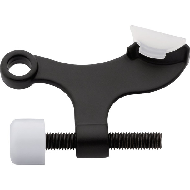 National Hardware 4 In. Matte Black Hinge Pin Door Stop N830-585