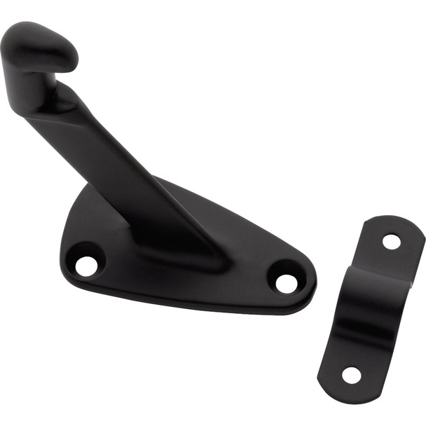 National Hardware Matte Black Handrail Bracket N830-590
