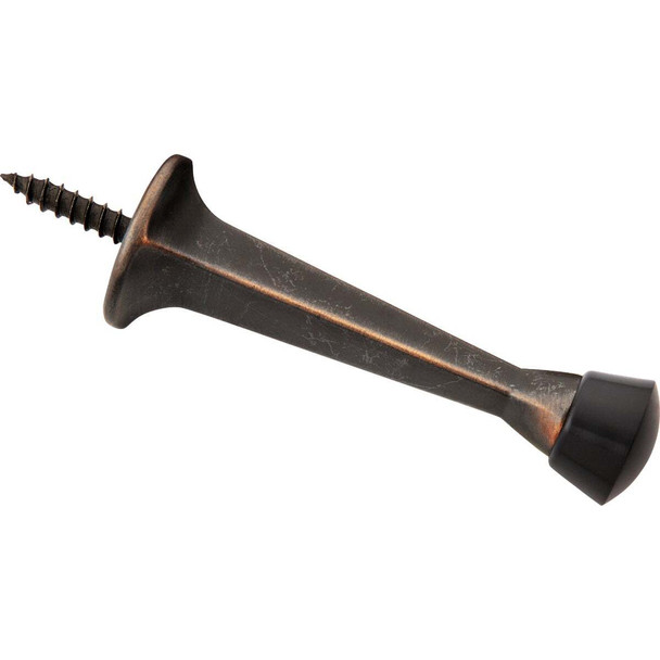National Hardware 3 In. Oil Rubbed Bronze Rigid Square Door Stop (5-Pack)