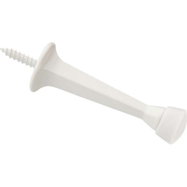 National Hardware 3 In. White Rigid Square Door Stop (5-Pack) N830-544