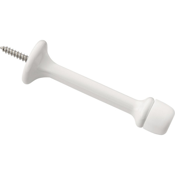 National Hardware 3 In. White Rigid Round Door Stop N830-549