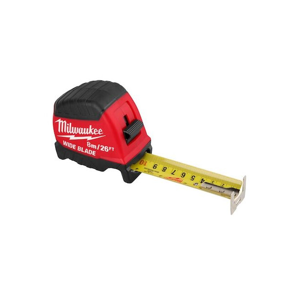 Milwaukee Tool 8m/26ft Wide Blade Tape Measure 48-22-1226