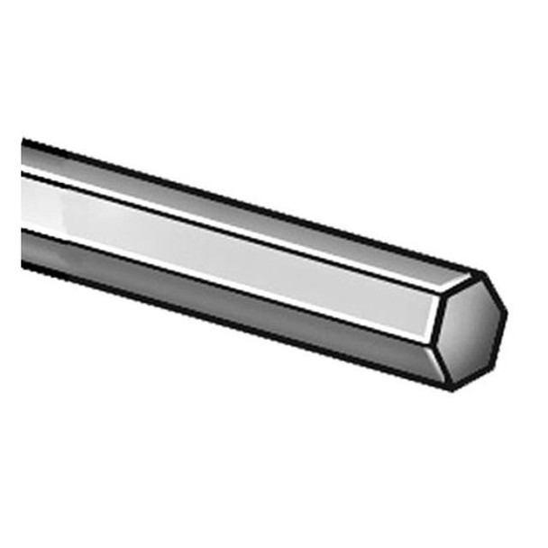 Manufacturer Varies Hex Stock,Carbon,12L14,3/8 In x1 ft. L 14H.375-12