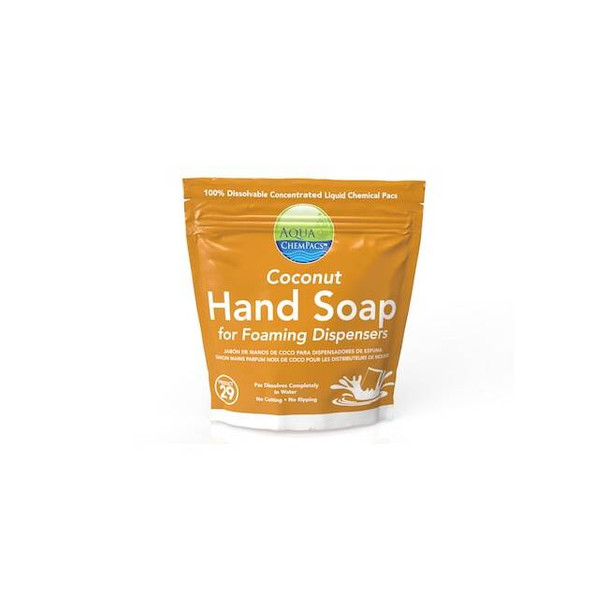 Aqua Chempacs Coconut Foaming Hand Soap: 20 per bag 9321535