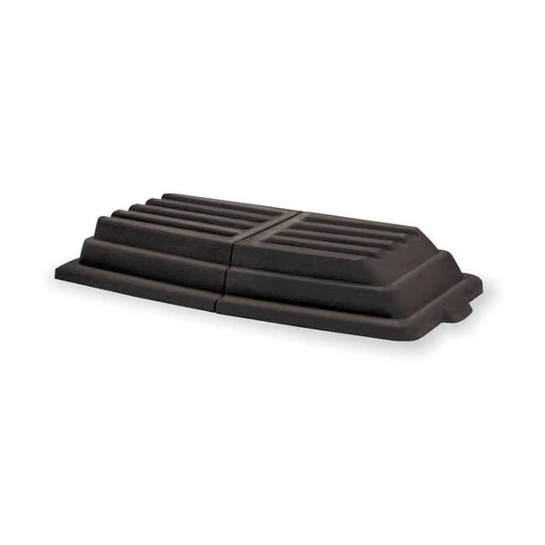 Rubbermaid Commercial HingedTrckLid,66-7/8in,34-1/2in,Blk,MDPE FG9T2300BLA