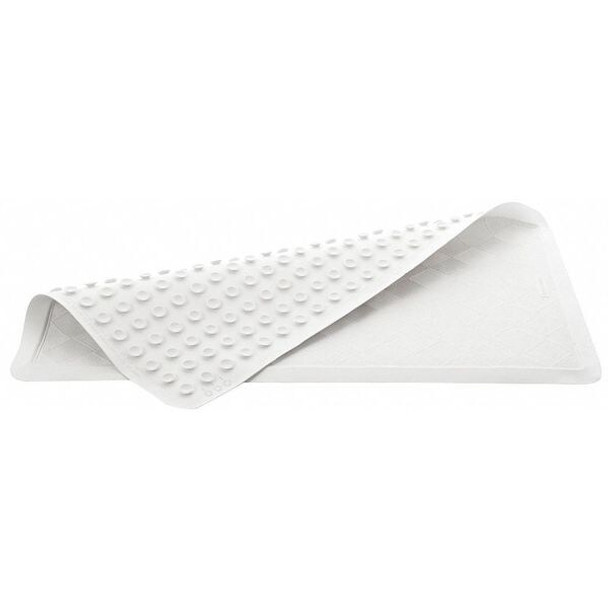 Rubbermaid Commercial Bath Mat,28 in L,White 1982726