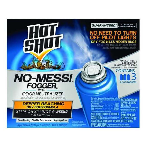 Hot Shot 1.2 oz. Aerosol Indoor Only Insect Killer, 3 PK HG-20177
