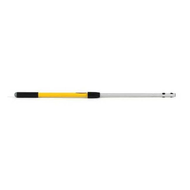 20" to 40" Push In Extension Handle, Yellow, Aluminum