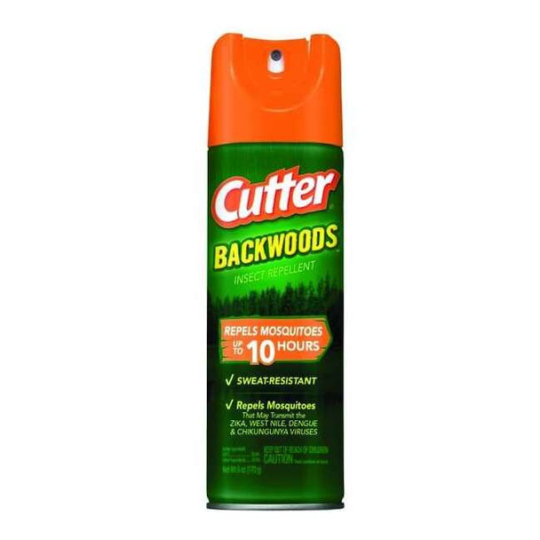 6 oz Aerosol Backwoods Insect Repellent, 25% DEET Concentration, Outdoor Use