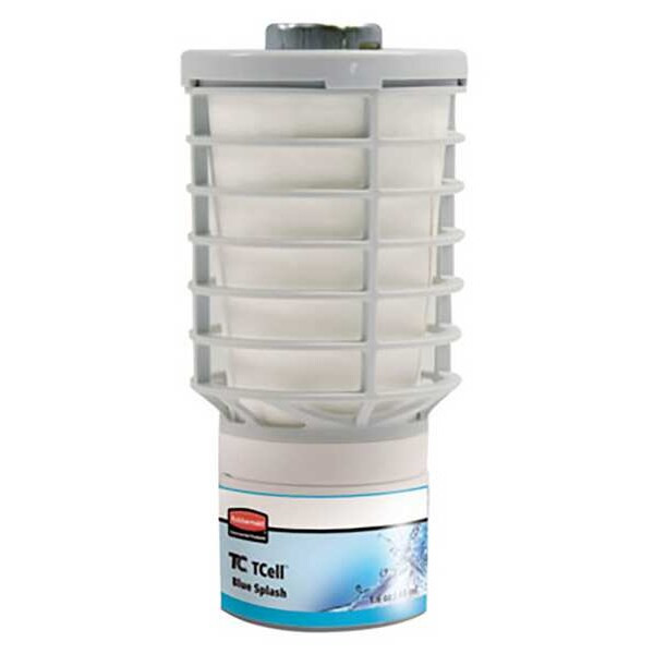 Rubbermaid Commercial Oil Air Freshener Refill,Blue Splash,PK6 FG402112