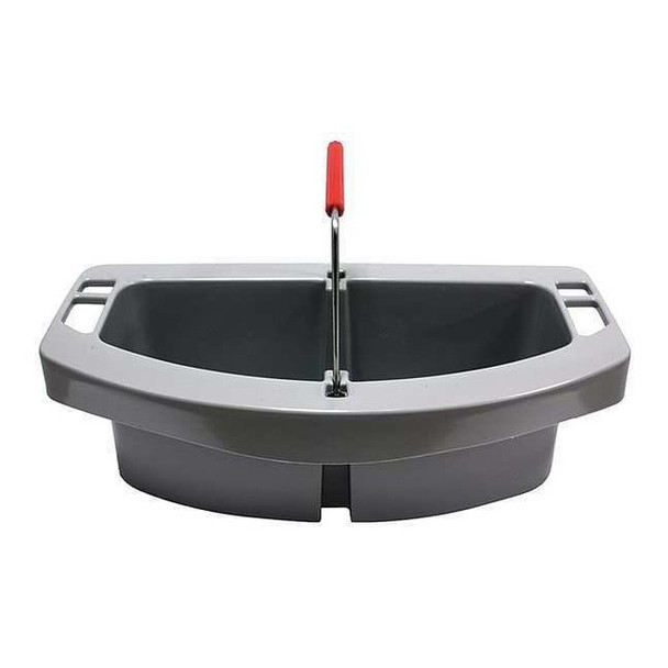 Rubbermaid Commercial Caddy,Gray,Polyethylene FG264900GRAY