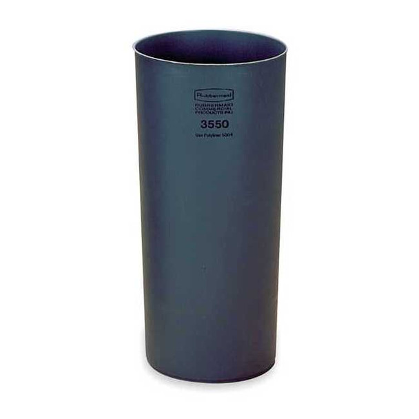 12-1/8 gal Rigid Liners, 12 in x 27 1/4 in, Gray