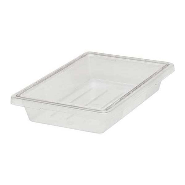 Rubbermaid Commercial Food/Tote Box,20 qt. FG330400CLR