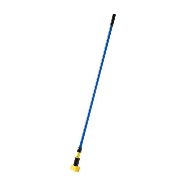 Rubbermaid Commercial 60" Clamp On Wet Mop Handle, Blue, Fiberglass FGH24600BL00