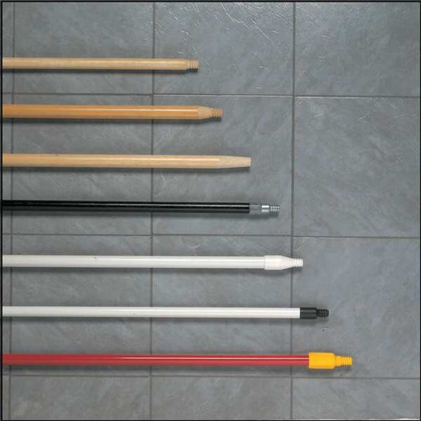 Rubbermaid Commercial 60" Handle, 1 in Dia, natural, Wood FG636100LAC