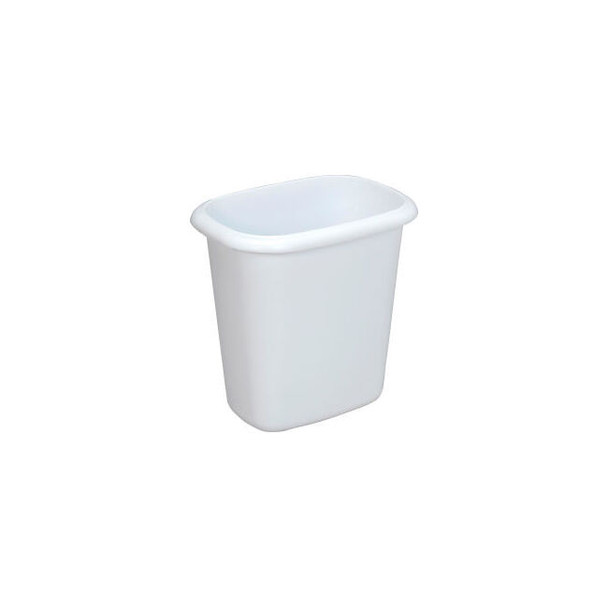Rubbermaid Vanity Wastebasket 2953 6 Quart White