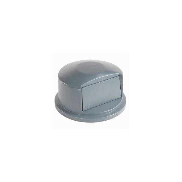 Dome Lid For 44 Gallon Round Trash Container - Gray
