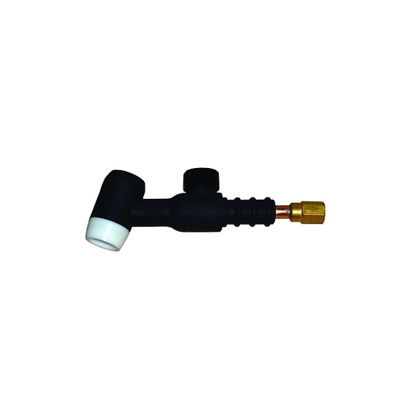 TIG Torch Assembly, Air Cooled, 150 A, Rigid with Valve, 60°, For 17 Torch