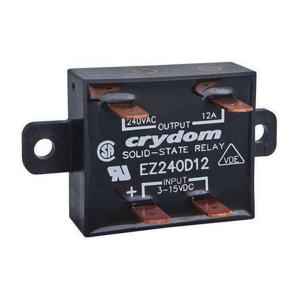 Crydom Solid State Relay, 1 Phase, Faston, Panel, SCR EZE240D18