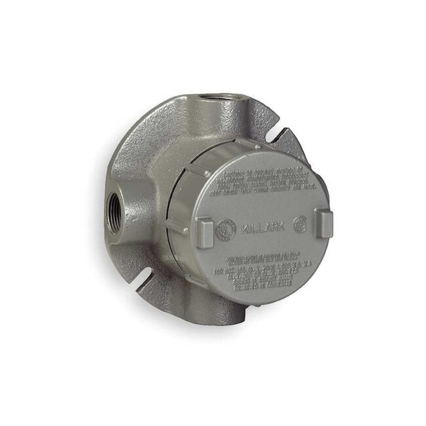 Hubbell Killark Conduit Outlet Body,Aluminum,XTF GECXTF-1