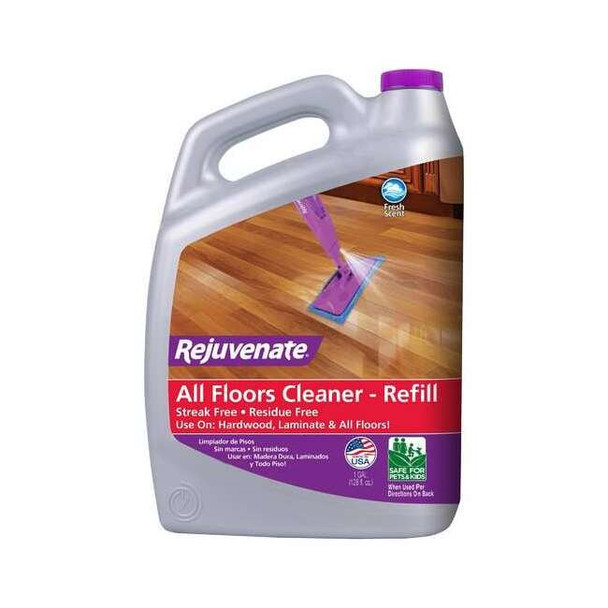 Floor Cleaner, 1 gal, Bottle, Ready to Use, Liquid, For All Floors