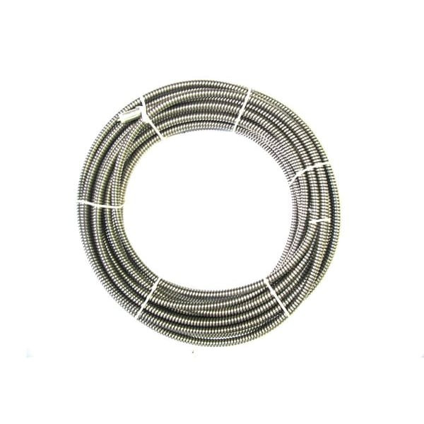 Westward Drain Cleaning Cable,Inner C,3/4inx75ft 20GZ38