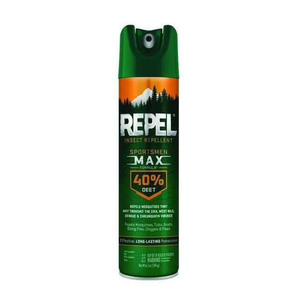 6.5 oz Aerosol Insect Repellent, 40% DEET Concentration, Outdoor Use