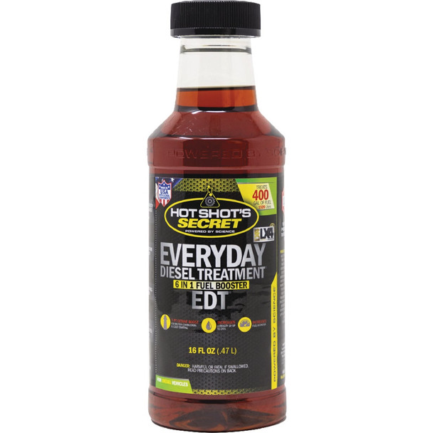 Hot Shot's Secret Everyday Diesel Treatment 16 Oz. 6-In-1 Fuel Booster HSSEDT16Z