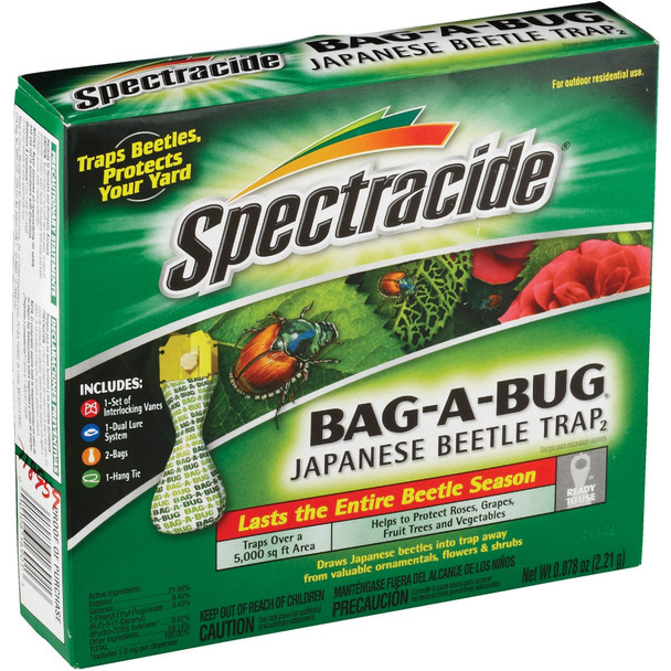 Spectracide Bag-A-Bug Reusable Outdoor Japanese Beetle Trap HG-56901