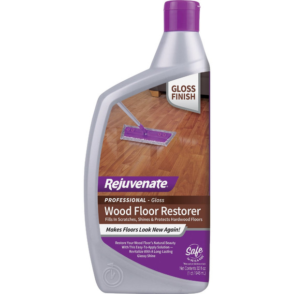 Rejuvenate 32 Oz. High Gloss Professional Wood Floor Restorer HG-R05322