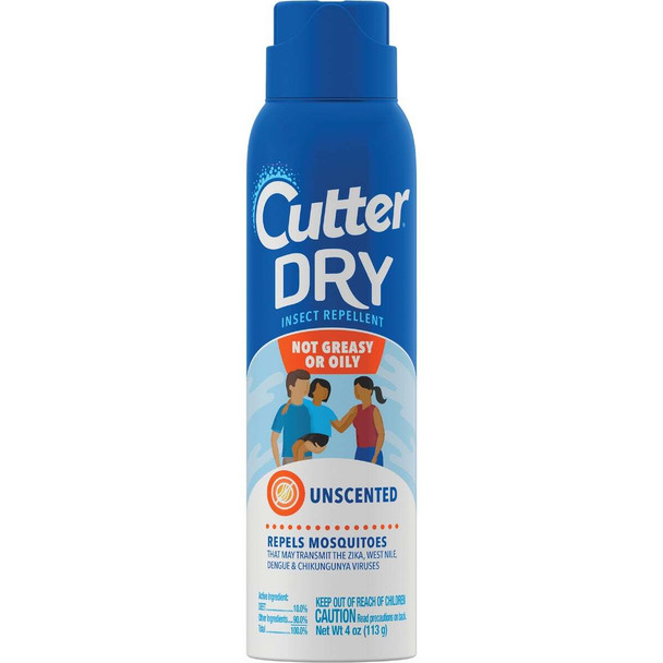 Cutter Dry 4 Oz. Insect Repellent Aerosol Spray HG-96058
