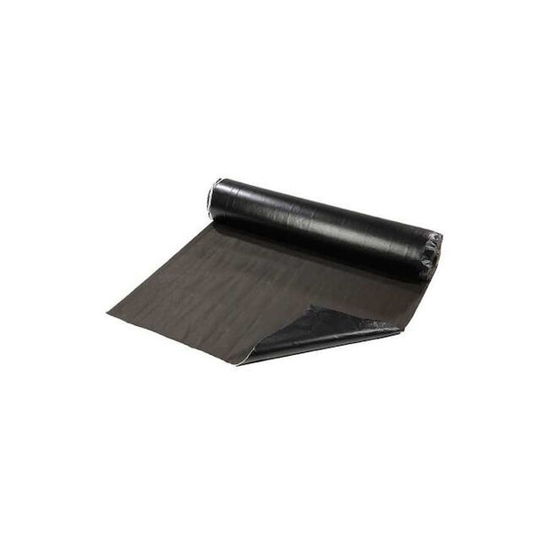 Sorbent Pad, 60 gal, 5 ft x 100 ft, Oil, Black, Polyethylene, Polypropylene