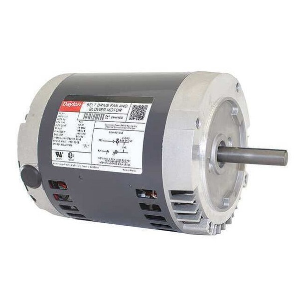 Dayton Belt Drive Mtr, SplitPh, ODP, 1/4HP, 1140rpm 6XH44BG