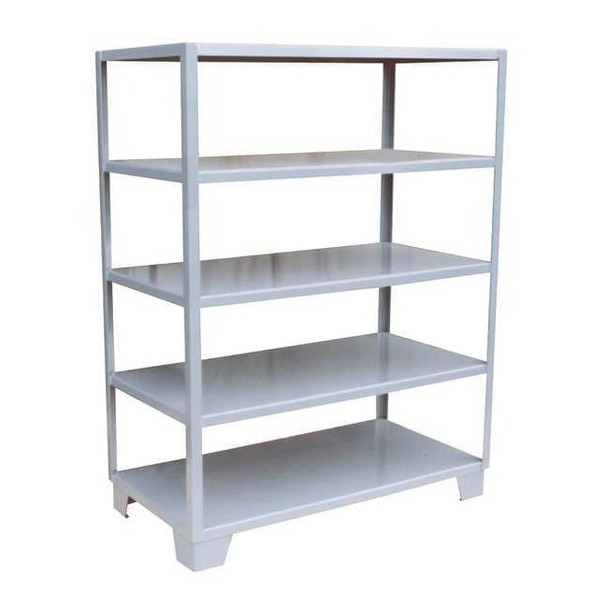 Jamco Metal Shelving Unit, 18"D x 48"W x 65"H, 5 Shelves, Steel WN148GP