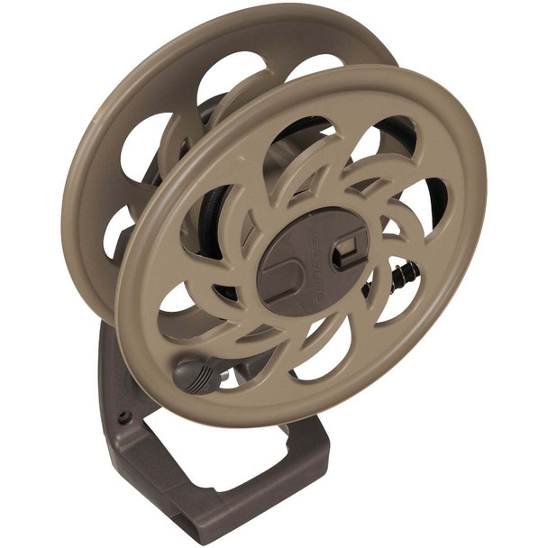 Suncast Sidetracker 125 Ft. x 5/8 In. Taupe Resin Hose Reel STA125B