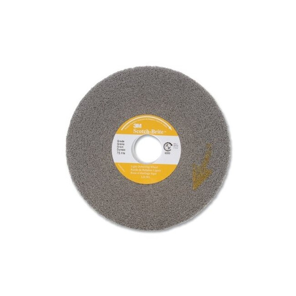 Deburring Wheel, 6 in x 1 in, Super Fine, Silicon Carbide, 6000 rpm