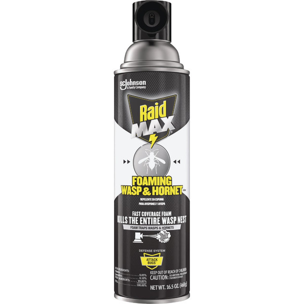 Raid Max 16.5 Oz. Foam Wasp & Hornet Killer 4476