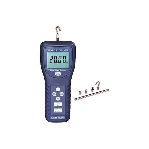 Reed Instruments SD Series Force Gauge Datalogger, 44lbs (20kg) SD-6020