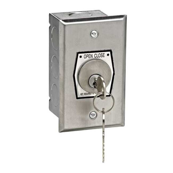 American Garage Door Supply Keyswitch, Indoor, Flush Mount HBF-1