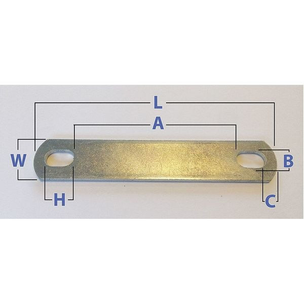 Manufacturer Varies U-Bolt Plate,304 Stainless Steel,PK10 U17257.037.0137