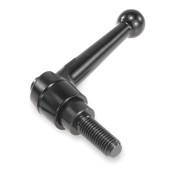 Adjustable Handle, Size: 2 M08X25 Zinc, Black Satin, Comp: Steel