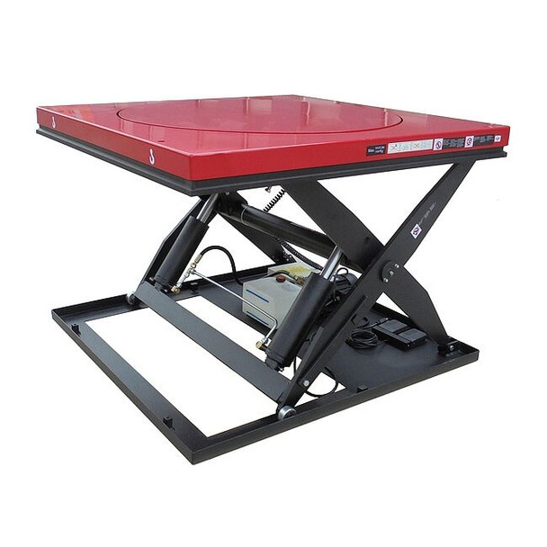 Dayton Scissor Lift Table,3500 lb Load Capacity 60NH64