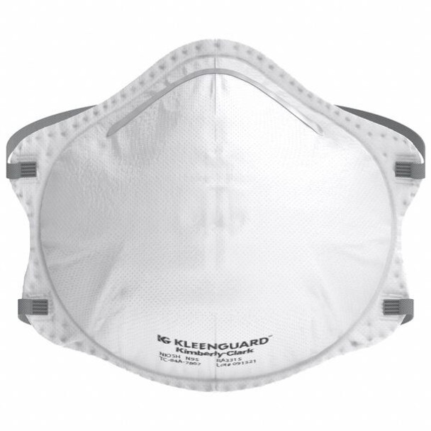Particulate Respirator, N95, Molded, Adjustable, Molded Nose Clip, Universal