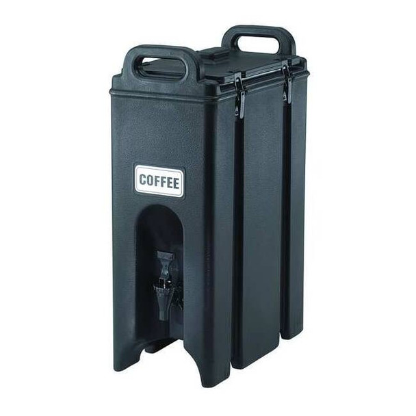 Cambro Beverage Container,16 1/2x 9x 24,Black EA500LCD110