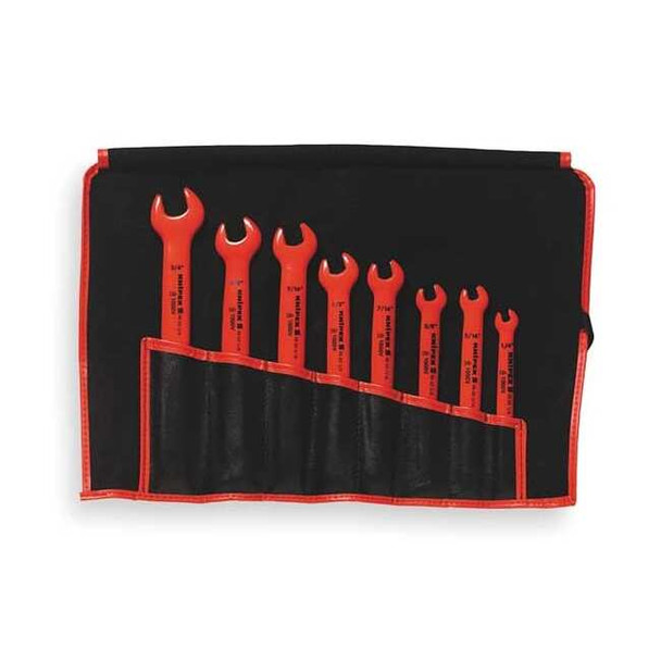 Knipex Insulated Open End Wrench Set,8 pc. 98 99 13 S4