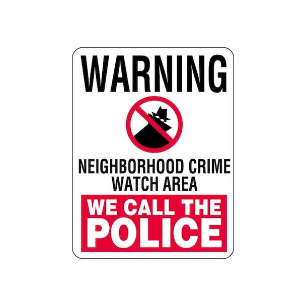 Lyle Traffic Sign,18 x 24In,R and BK/WHT, CW-014-18HA CW-014-18HA