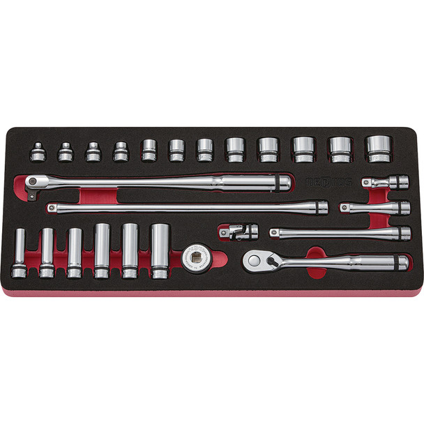 Socket Set 3/8" Drive    26 pc NTB3X26C