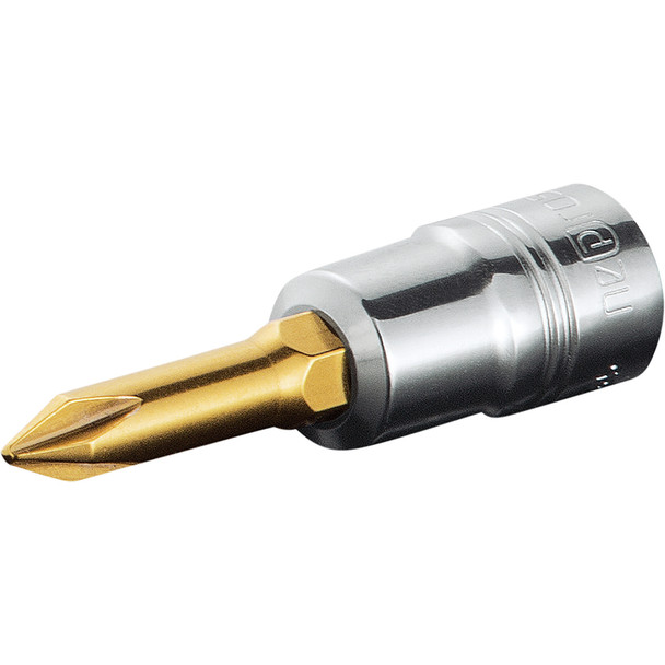 Socket 1/4" Drive  Phillips  #2 NBT2P-2