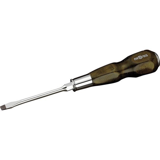 Screwdriver Wood Handle Slotted   6.3 mm/1.0 mm ND3M-06 Screwdriver Wood Handle Slotted   6.3 mm/1.0 mm ND3M-06
