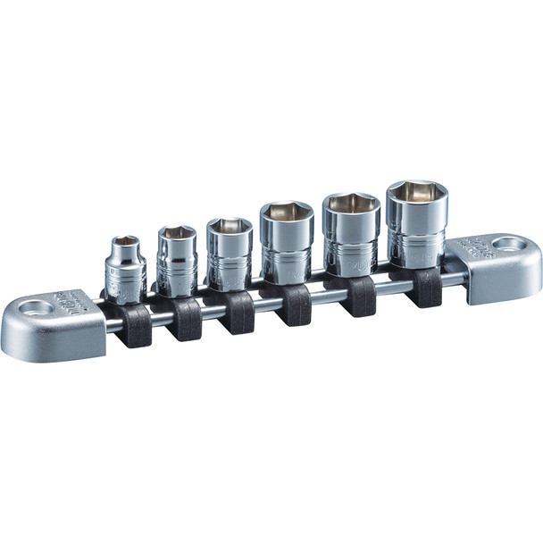 Socket Set 1/4" Drive Metric Standard 6 pt 6 pc NTB206A